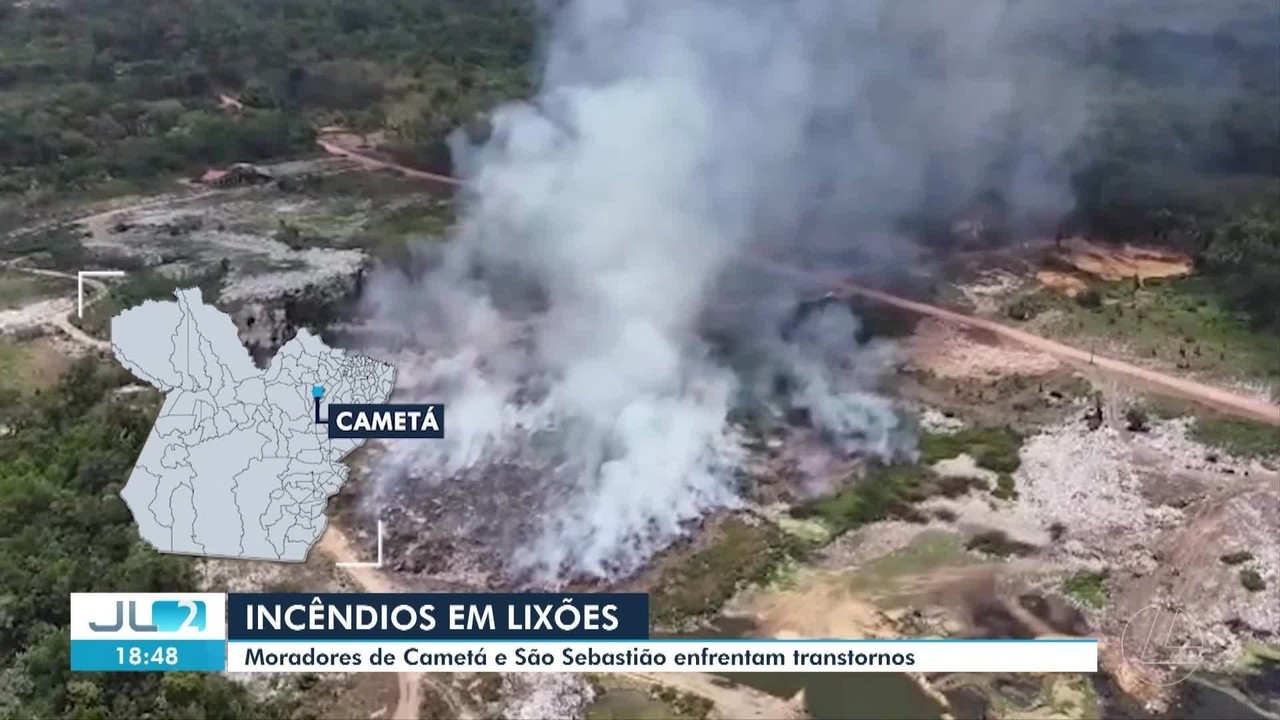 Incêndios em lixões do Marajó e Baixo Tocantins afetam moradores há quatro dias