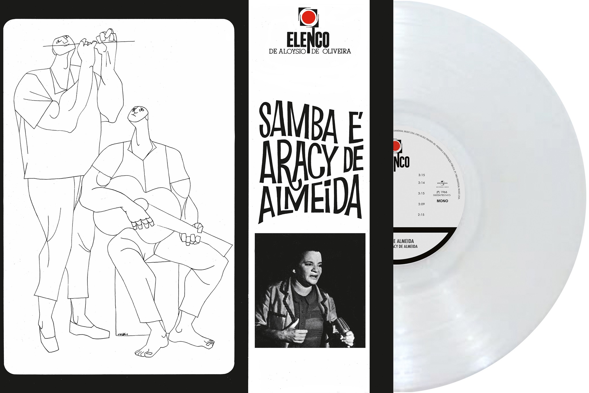 Álbum de Aracy de Almeida, lançado há 60 anos com dez sambas, volta em LP