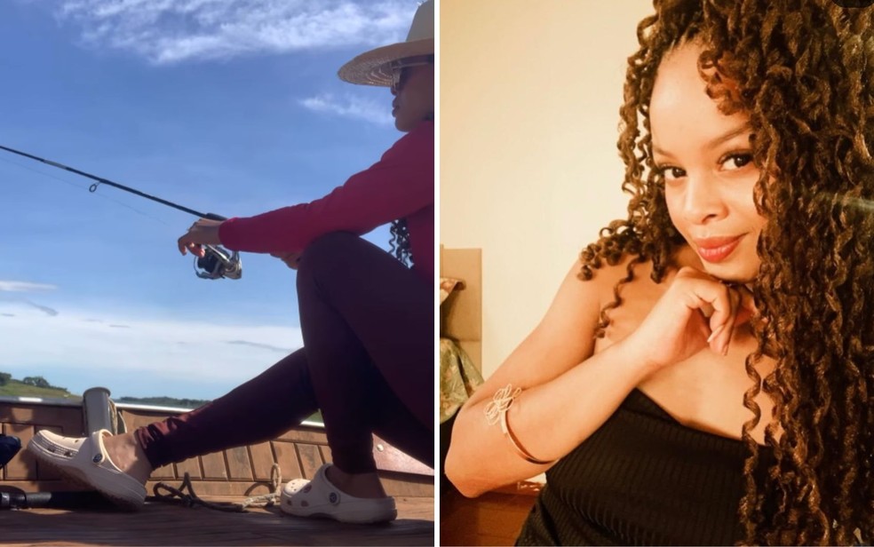 Thaynara estava em Niquel�ndia para passar o feriado � Foto: Reprodu��o/Instagram de Thaynara Lima