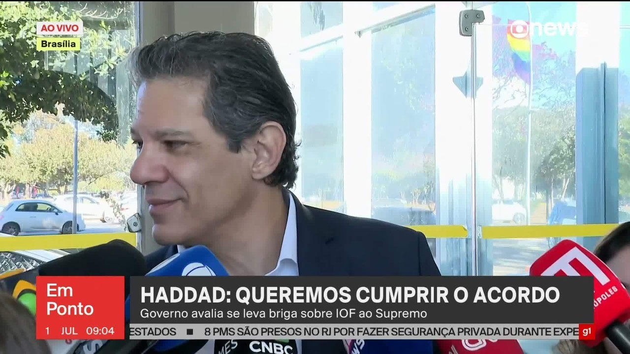 Haddad diz que aguarda ligação de Motta para esclarecer derrubada do IOF