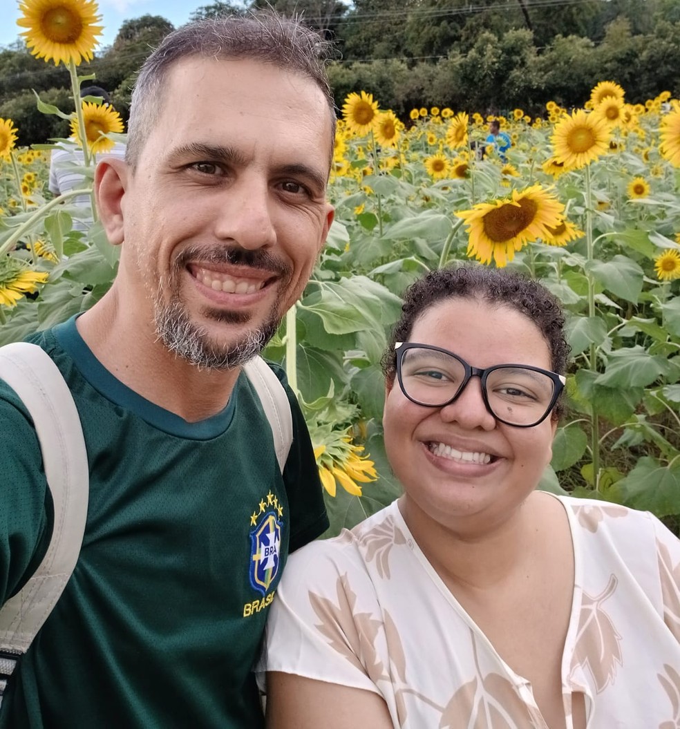 Rodrigo Nunes de Oliveira e a esposa Ana Paula Oliveira moravam em Rondonópolis (MT) — Foto: Reprodução