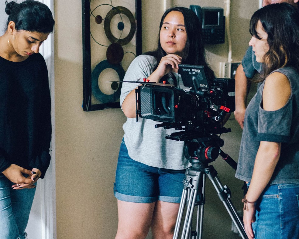 Santista conseguiu uma vaga para trabalhar em uma produtora de vídeo em Hollywood.  — Foto: Arquivo Pessoal