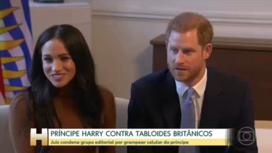 Príncipe Harry faz acordo com jornal britânico em processo por celular grampeado - Programa: Jornal Hoje 