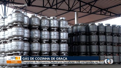 Gás de cozinha será ofertado gratuitamente a 128 mil famílias do Tocantins