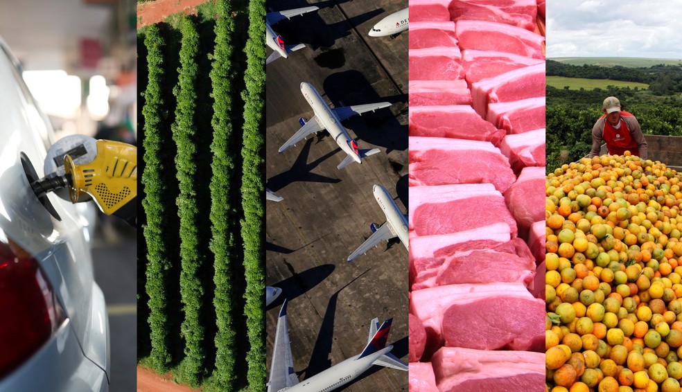 Tarifa de 50% imposta pelos Estados Unidos sobre produtos brasileiros entra em vigor em 6 de agosto — Foto: REUTERS