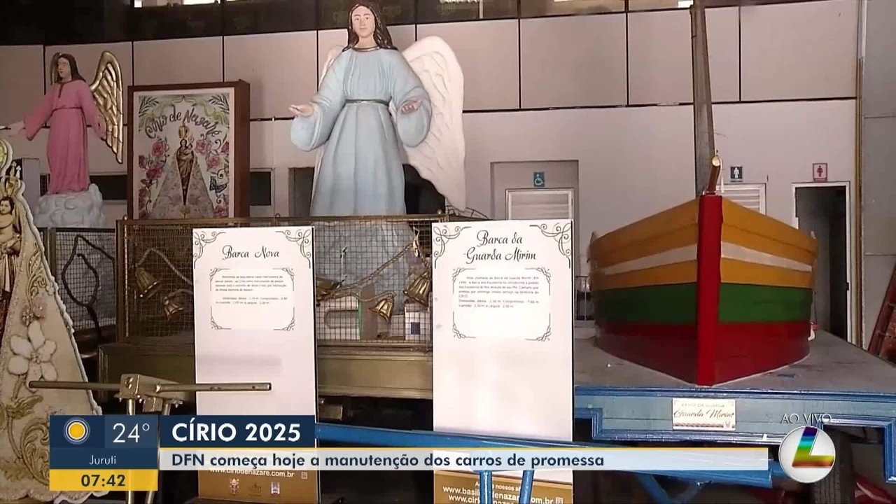 Círio de Nazaré 2025: Carros de promessas passam por reparos em Belém