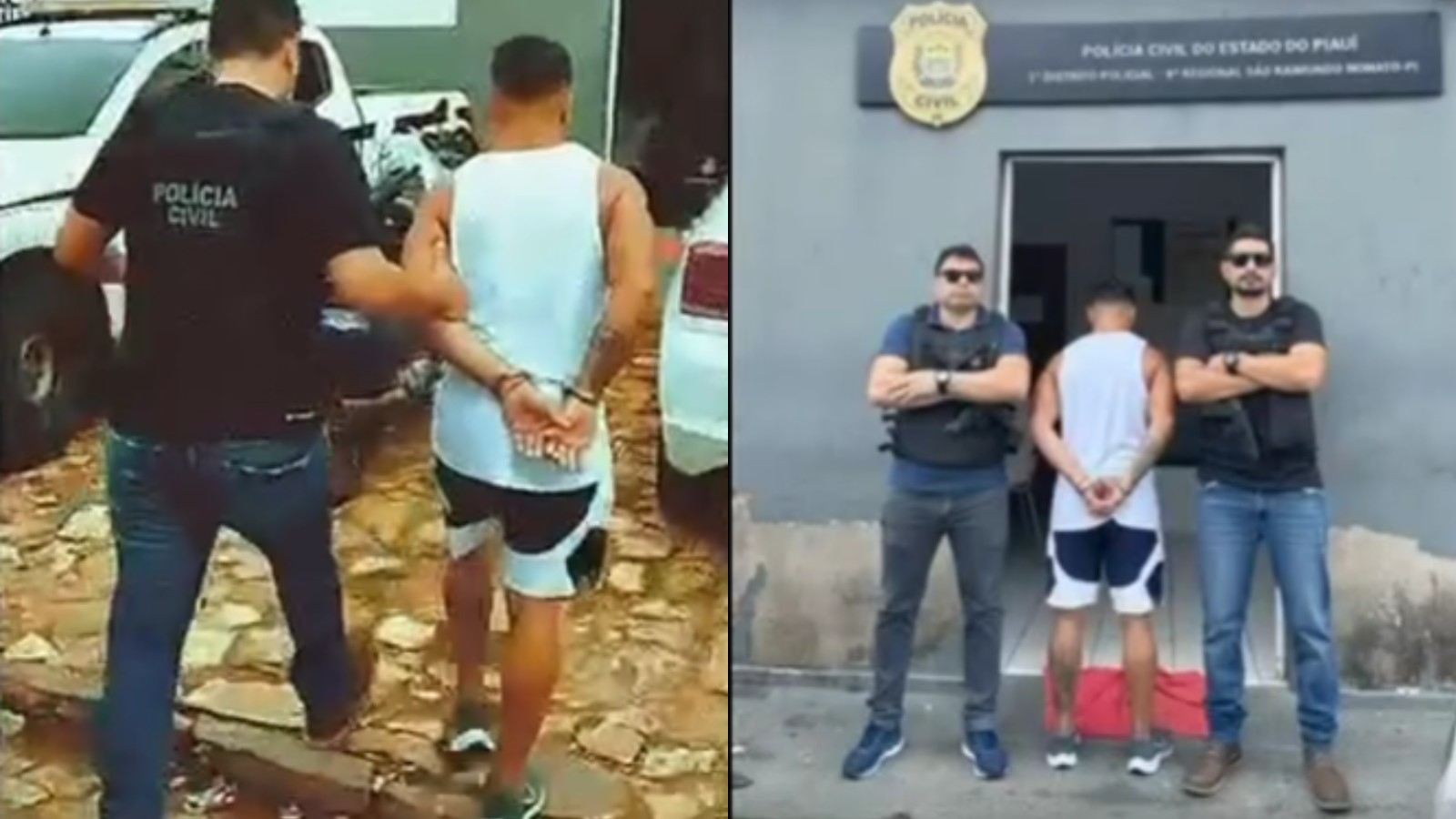 Suspeito de agredir e ameaçar ex é preso no PI; filho caiu da moto durante agressão