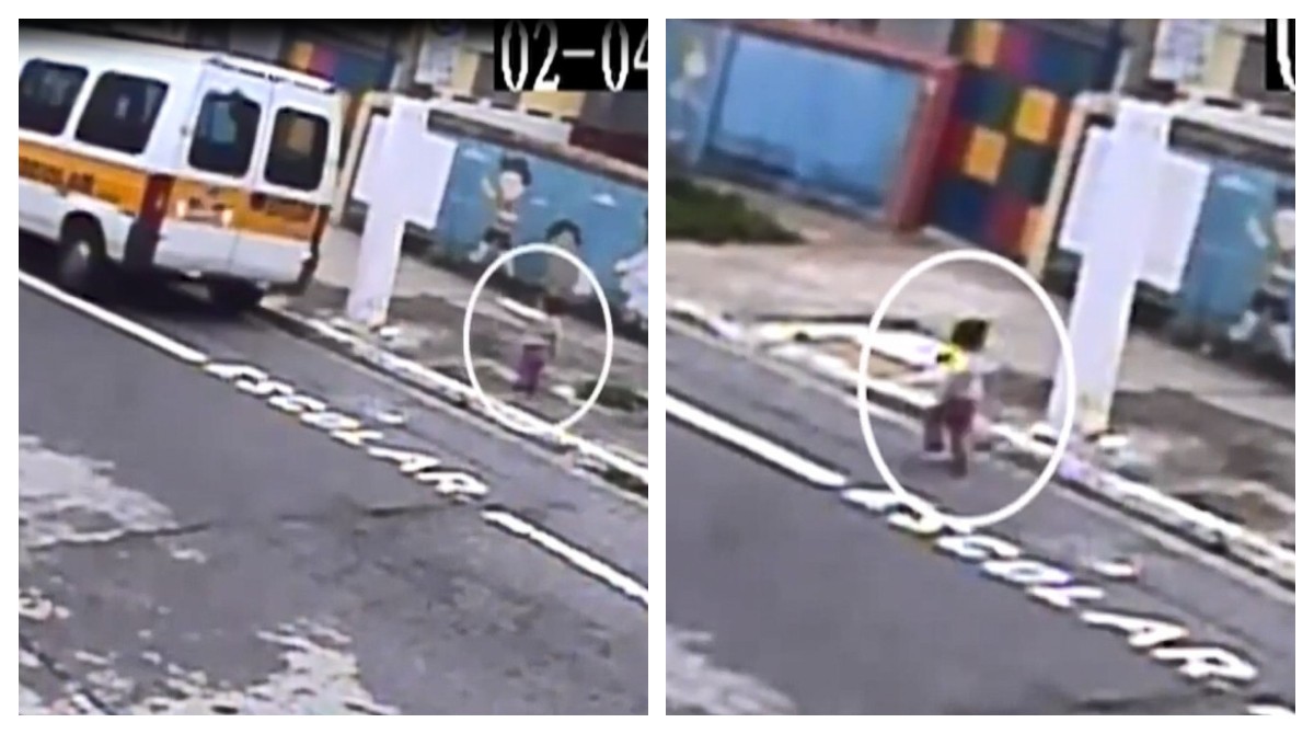 VÍDEO: Polícia investiga transporte escolar que esqueceu criança de 2 anos em frente a creche na Zona Leste de SP