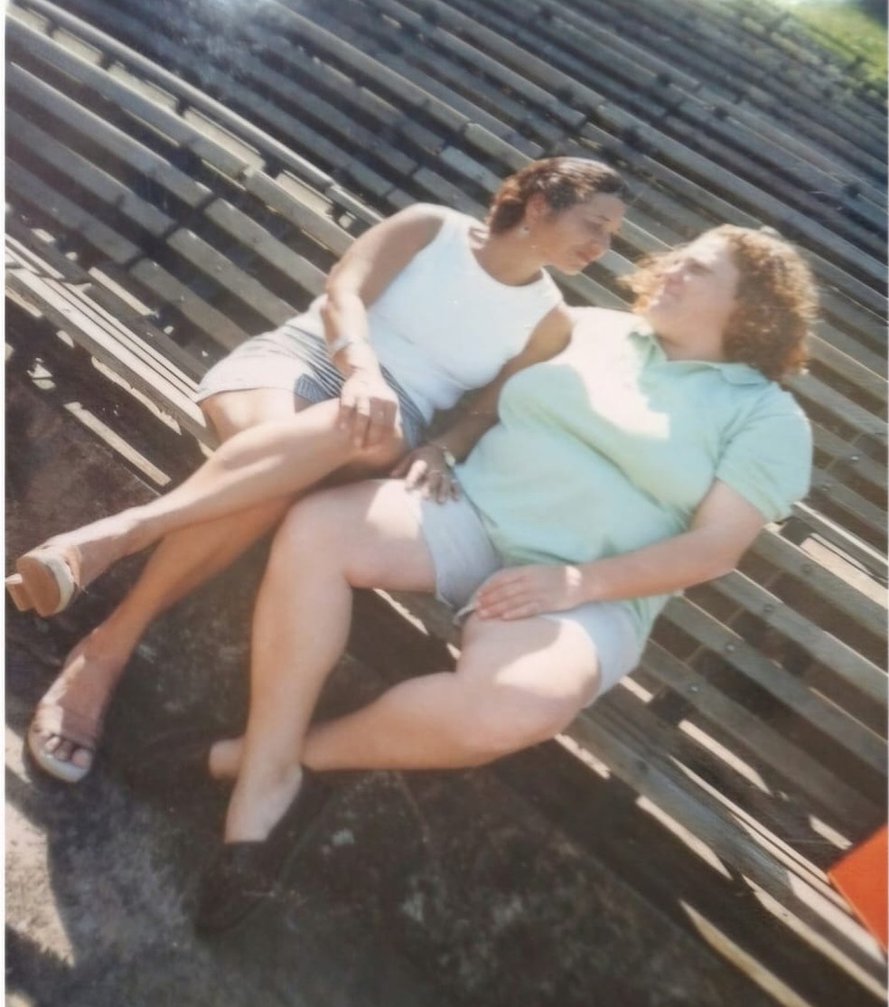 Dora e Silvia tiveram um relacionamento de 13 anos. — Foto: Arquivo pessoal