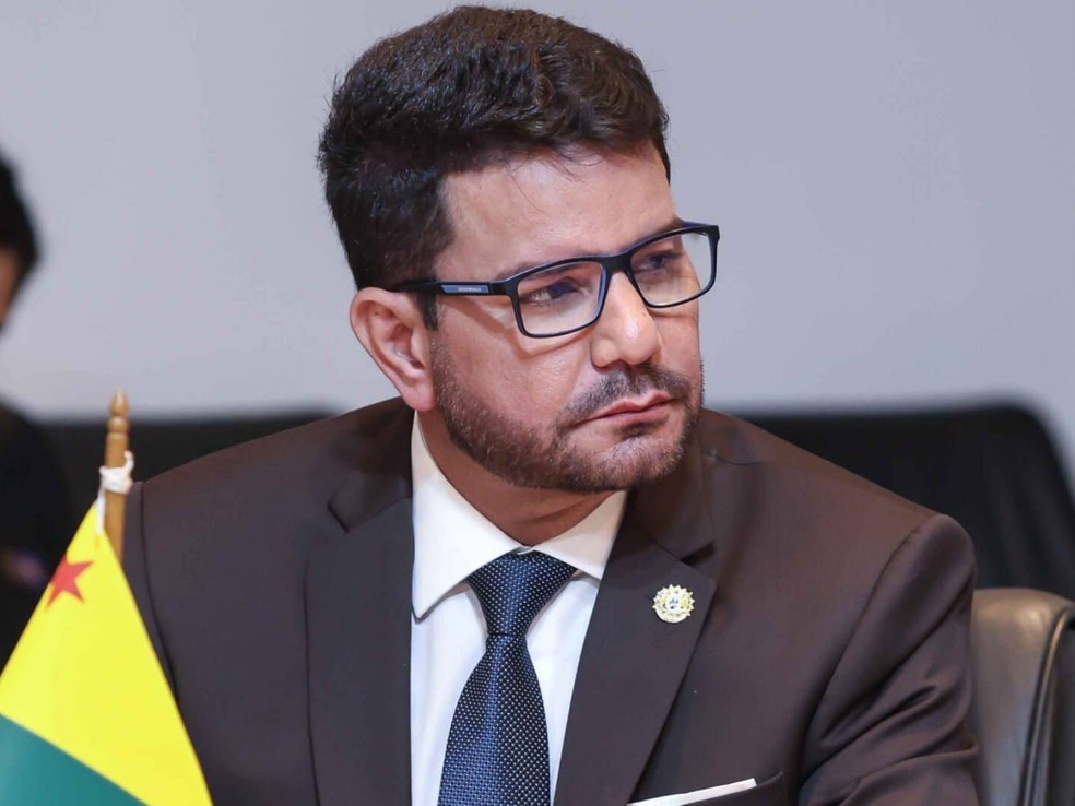 Gladson Camelí (PP) saiu do cargo de governador do Acre no dia 2 de abril — Foto: Pedro Devani/Secom