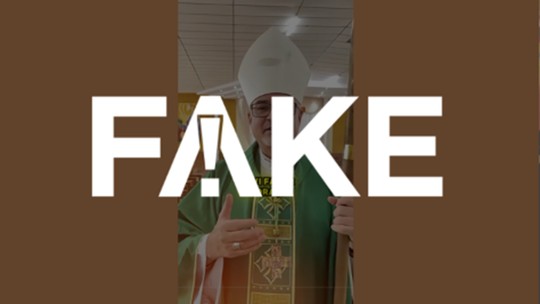 É #FAKE que arcebispo de Goiânia divulgou oração da prosperidade financeira; vídeo foi manipulado com inteligência artificial - Vídeo falso usa imagens de Dom João Justino fora de contexto, combinadas com áudio feito por IA, para atribuir ao religioso declarações sobre 'multiplicar dinheiro e tirar qualquer pessoa das dívidas'. Arquidiocese publicou alerta em redes sociais.