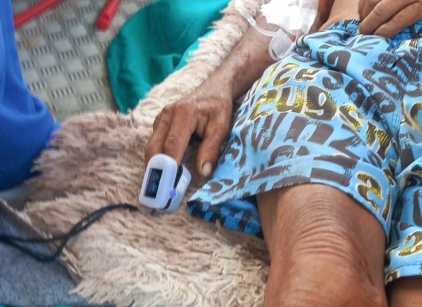 Voluntários do Humanika socorrem idoso de 83 anos com sinais de infarto na comunidade Santa Cruz, em Aveiro