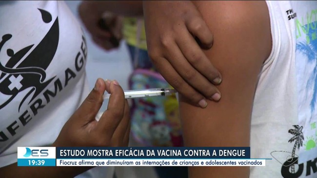 Estudo mostra a eficácia da vacina contra a dengue