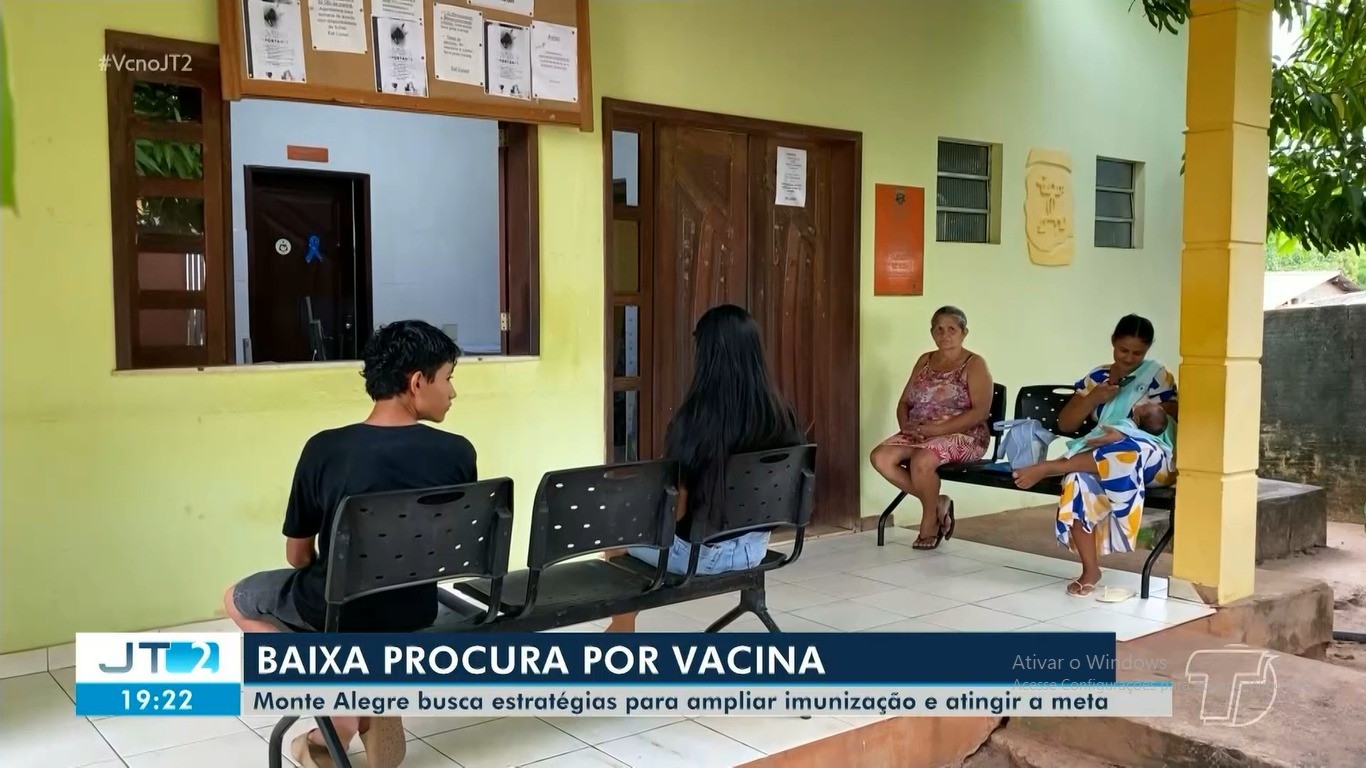 Procura por vacina contra a gripe segue baixa em Monte Alegre