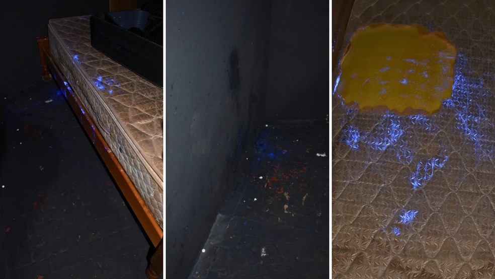 Vestígios de sangue foram encontrados na casa de Marcel e levaram à identificação da mulher morta e esquartejada em Rio Preto (SP) — Foto: Jorge Eduardo Thoma/Fotógrafo técnico-pericial 