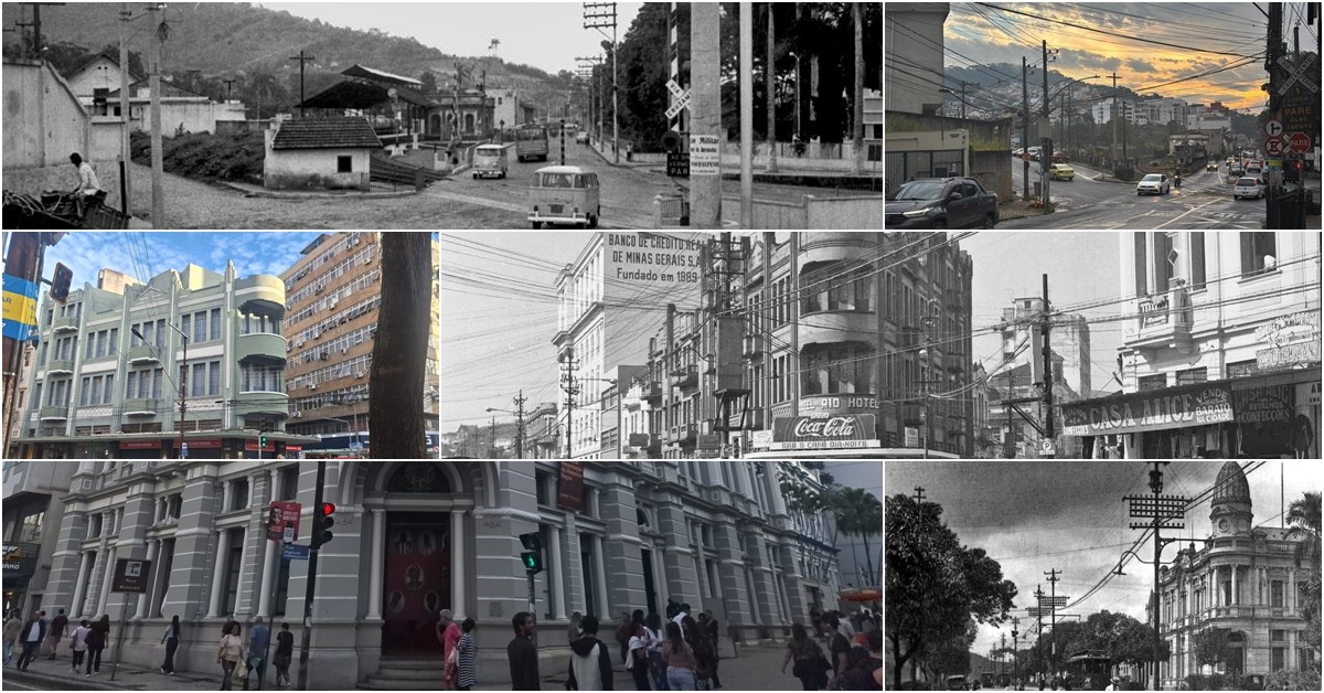 Como Juiz de Fora mudou em 176 anos: fotos históricas revelam passado e presente da cidade