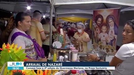 Começa a 4ª edição da Quermesse Mariana, na Praça Santuário, em Belém