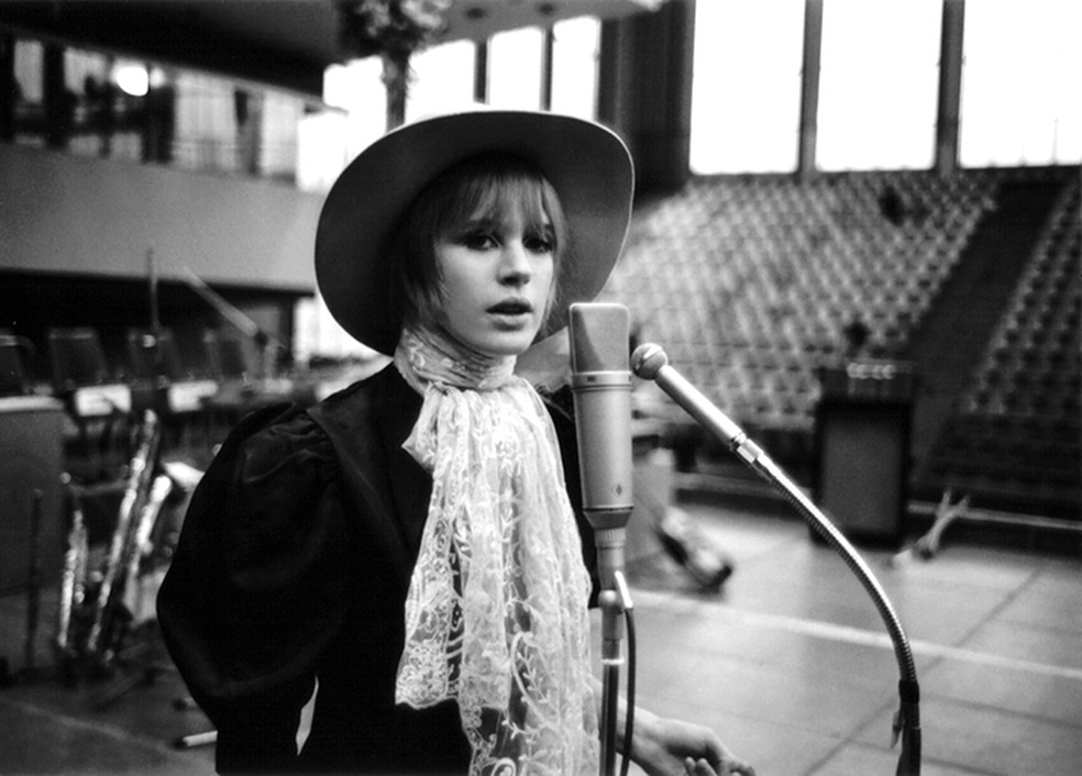 Marianne Faithfull em 1967 — Foto: Peter Seeger/Divulgação