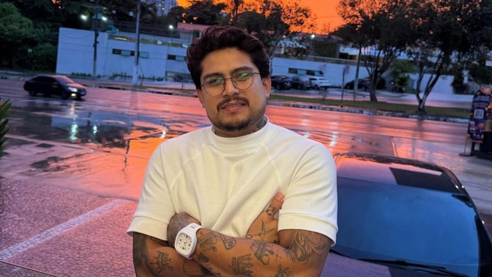 Barbeiro Joelesson Gomes de Souza, de 31 anos, que morreu após uma colisão com uma caminhonete, na Avenida Mário Ypiranga, em Manaus — Foto: Reprodução/Redes Sociais