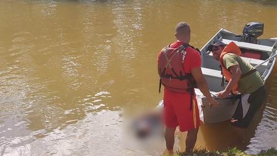 Homem morre após pular em represa e se afogar em Governador Valadares  - Foto: (Corpo de Bombeiros)