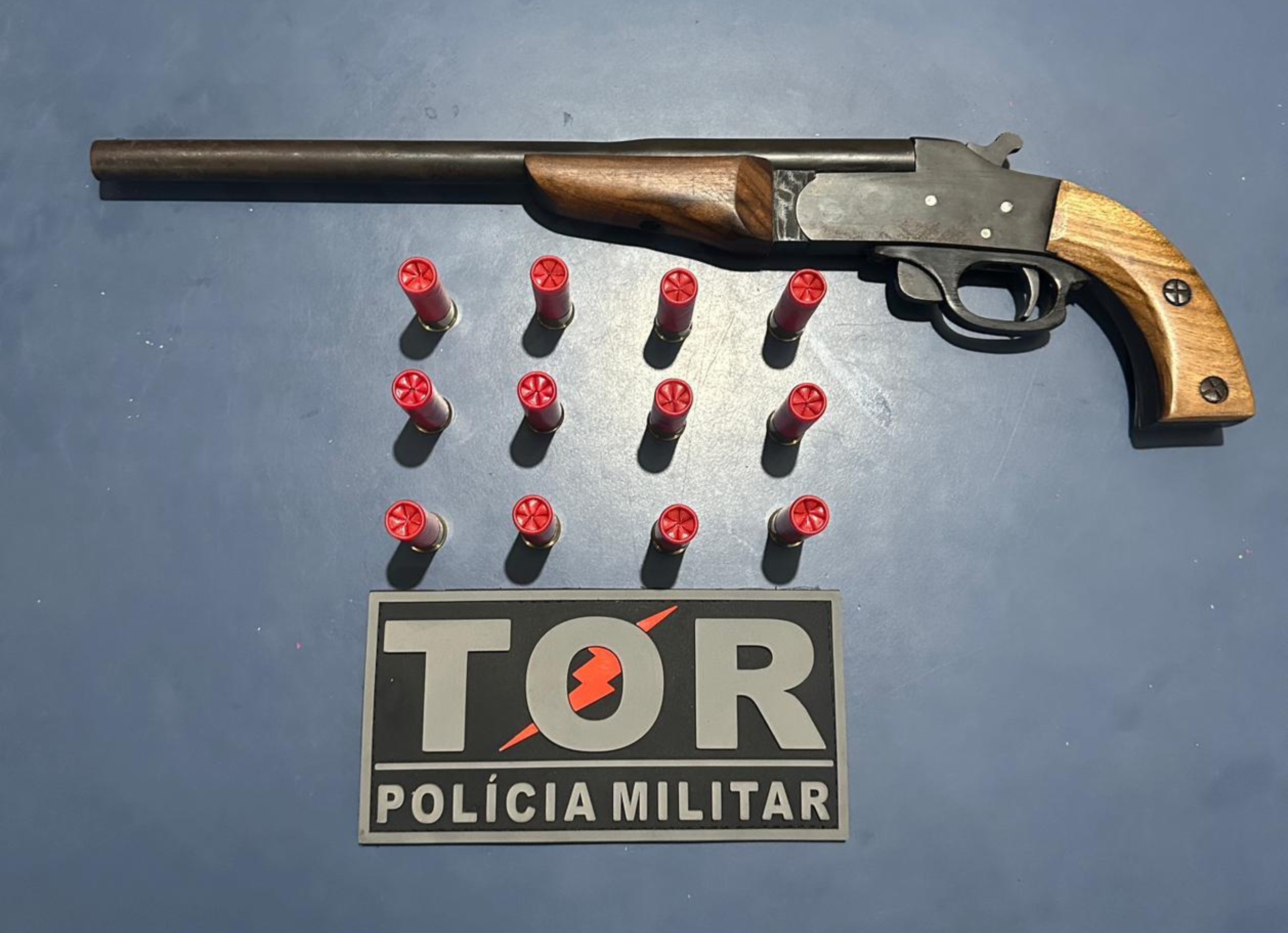 Motorista de caminhão guincho é preso com espingarda na BR-401