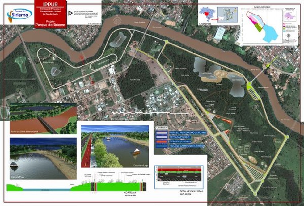Projeto para o Parque Municipal da Seriema, em Rondonópolis — Foto: Prefeitura de Rondonópolis