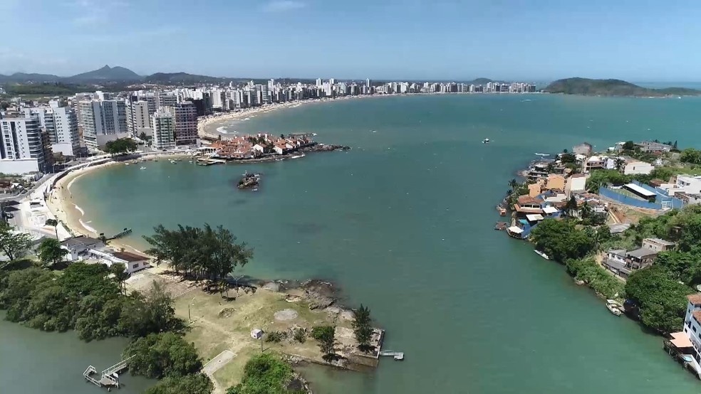 Guarapari vista do alto — Foto: Reprodução/TV Gazeta