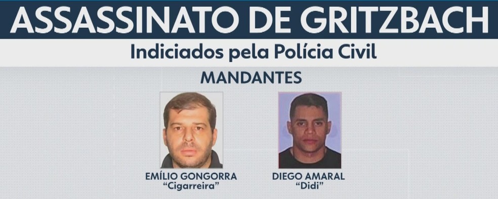'Cigarreira' e 'Didi' são apontados como mandantes da morte de Gritzbach — Foto: Reprodução/Globo