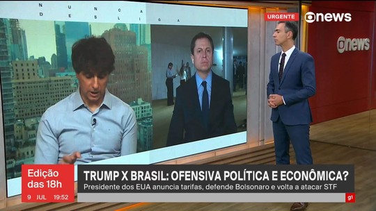 Em nota, Eduardo Bolsonaro diz que tarifa de Trump ao Brasil é resposta a abusos de Moraes e à ruptura com 'valores do mundo livre' - Deputado licenciado afirma ter atuado junto ao governo Trump para alertar sobre violações de direitos no Brasil; chama tarifa de 50% de “Tarifa-Moraes” e cobra reação do Congresso.