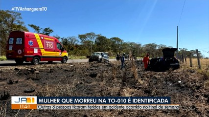 Mulher morre em acidente de trânsito na TO-010