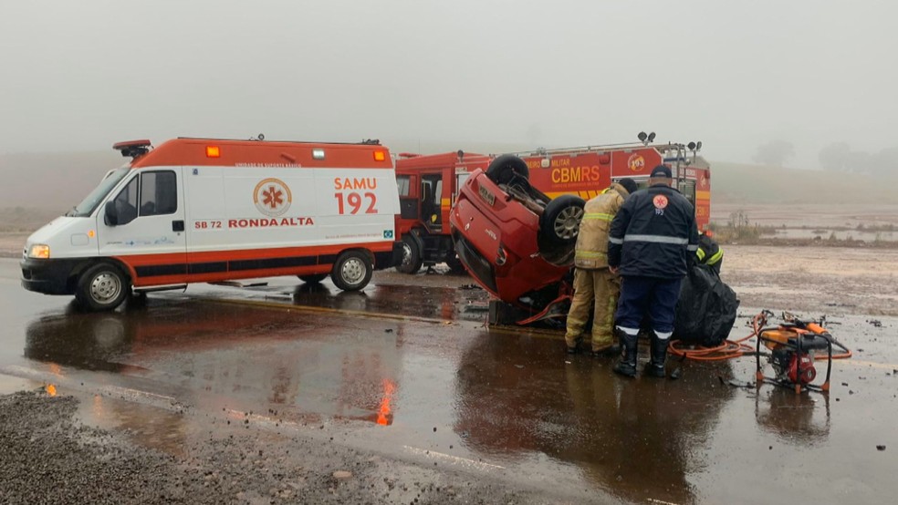 Jovens morrem em acidente de trânsito em Ronda Alta — Foto: Divulgação
