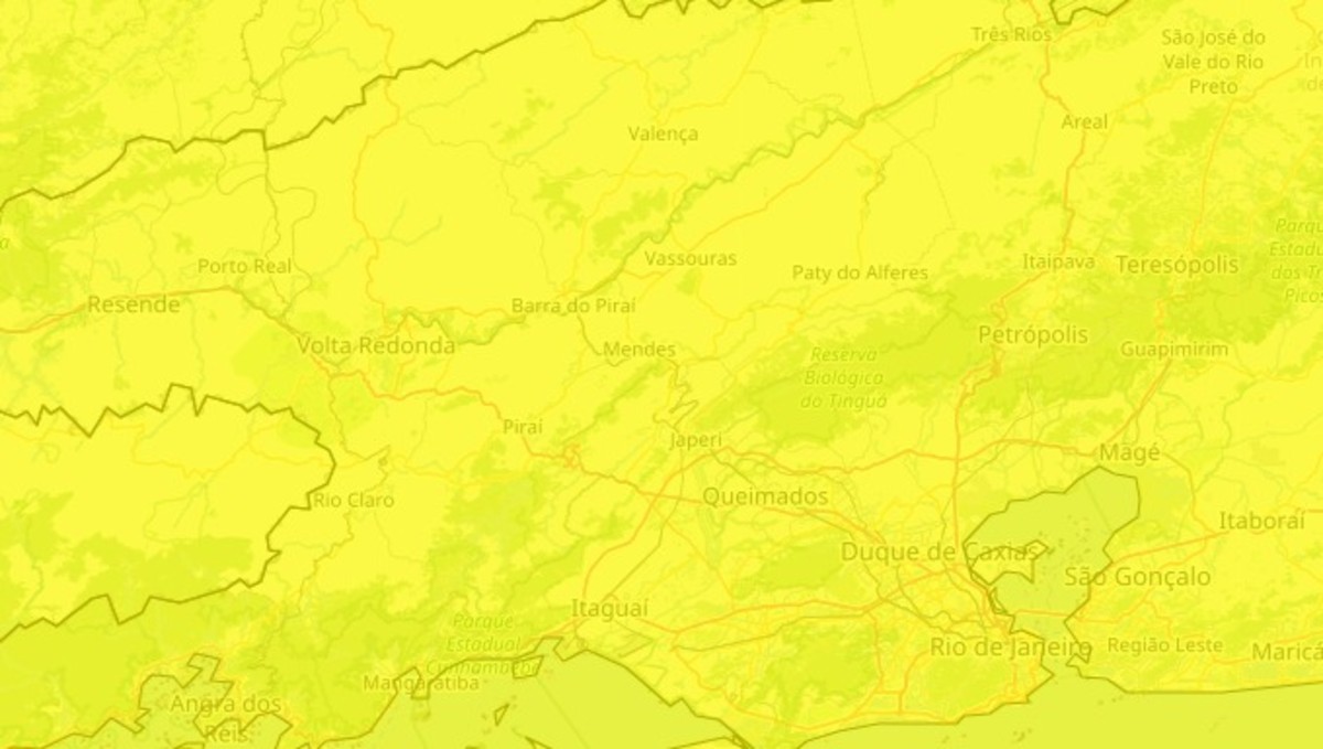 Inmet emite alerta de chuvas intensas para cidades do Sul do Rio e Costa Verde