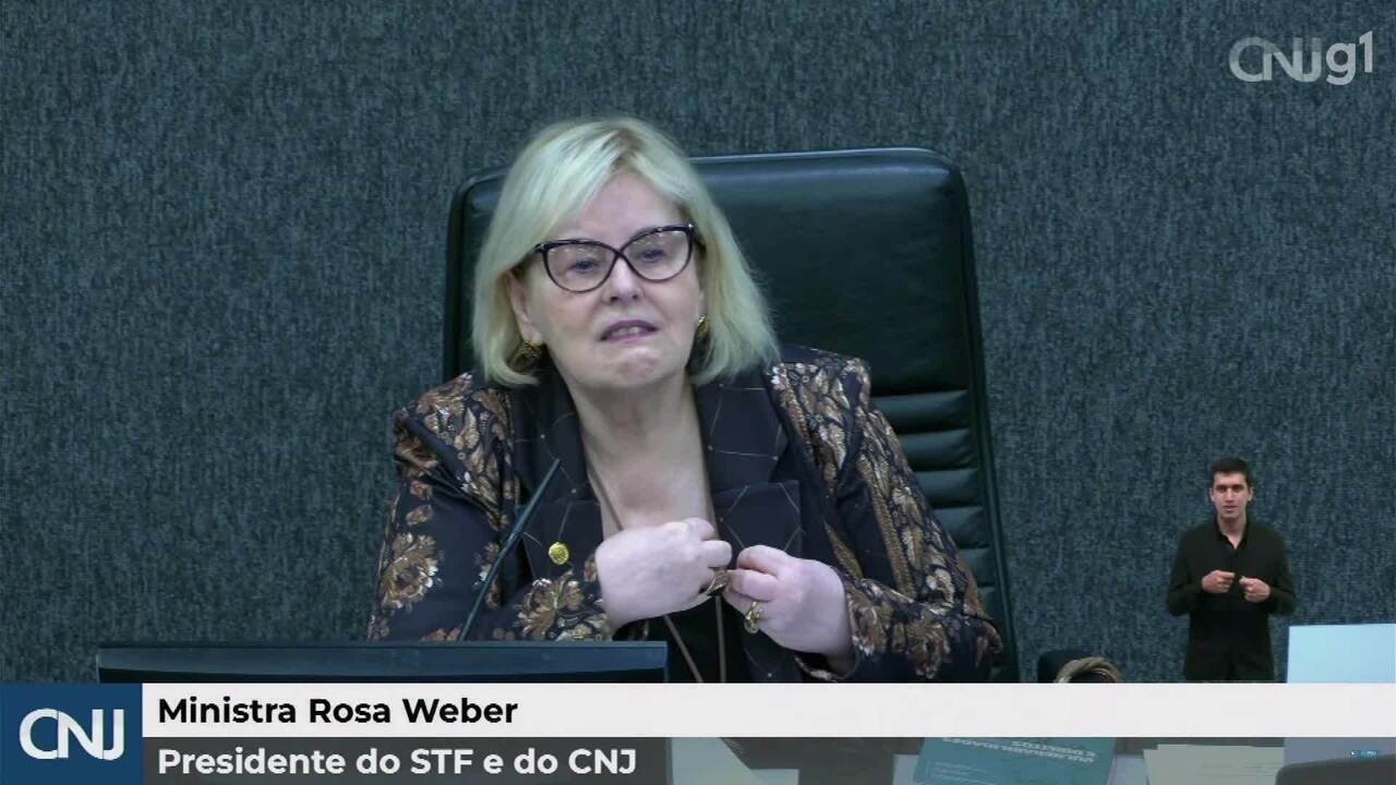 Rosa Weber comanda a última sessão do STF como presidente nesta quarta ...