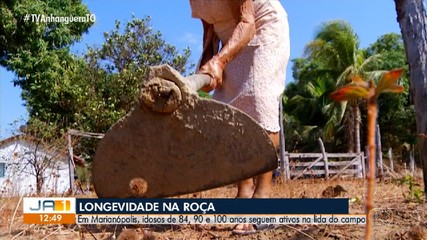 Idosos do interior do Tocantins chamam atenção pela vitalidade e energia
