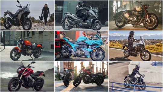 LISTA: veja 18 motos que chegam ao Brasil até o final do ano - Entre os lançamentos confirmados pelas marcas, há opções da Honda, Yamaha, Royal Enfield e também de fabricantes estreantes no mercado.