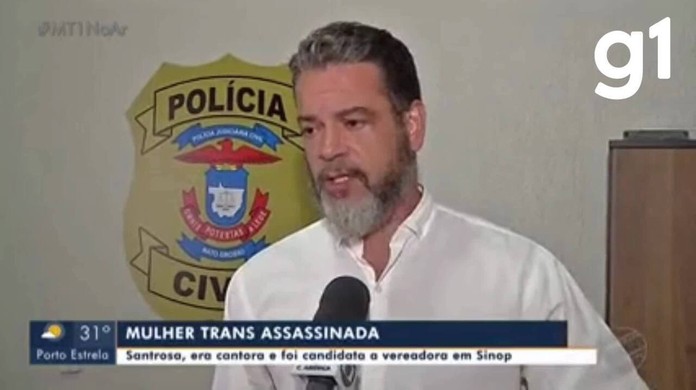 Delegado Braulio Junqueira sobre uma das linhas de investigação sobre a  motivação do crime