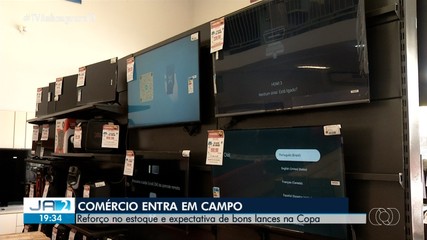 Comércio esquenta de olho na Copa do Mundo