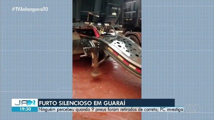 Polícia investiga furto de pneus de carreta no interior do Tocantins