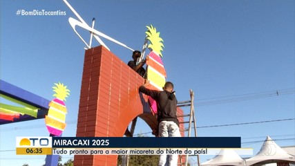 Clima de festa toma conta dos preparativos para o Miracaxi 2025