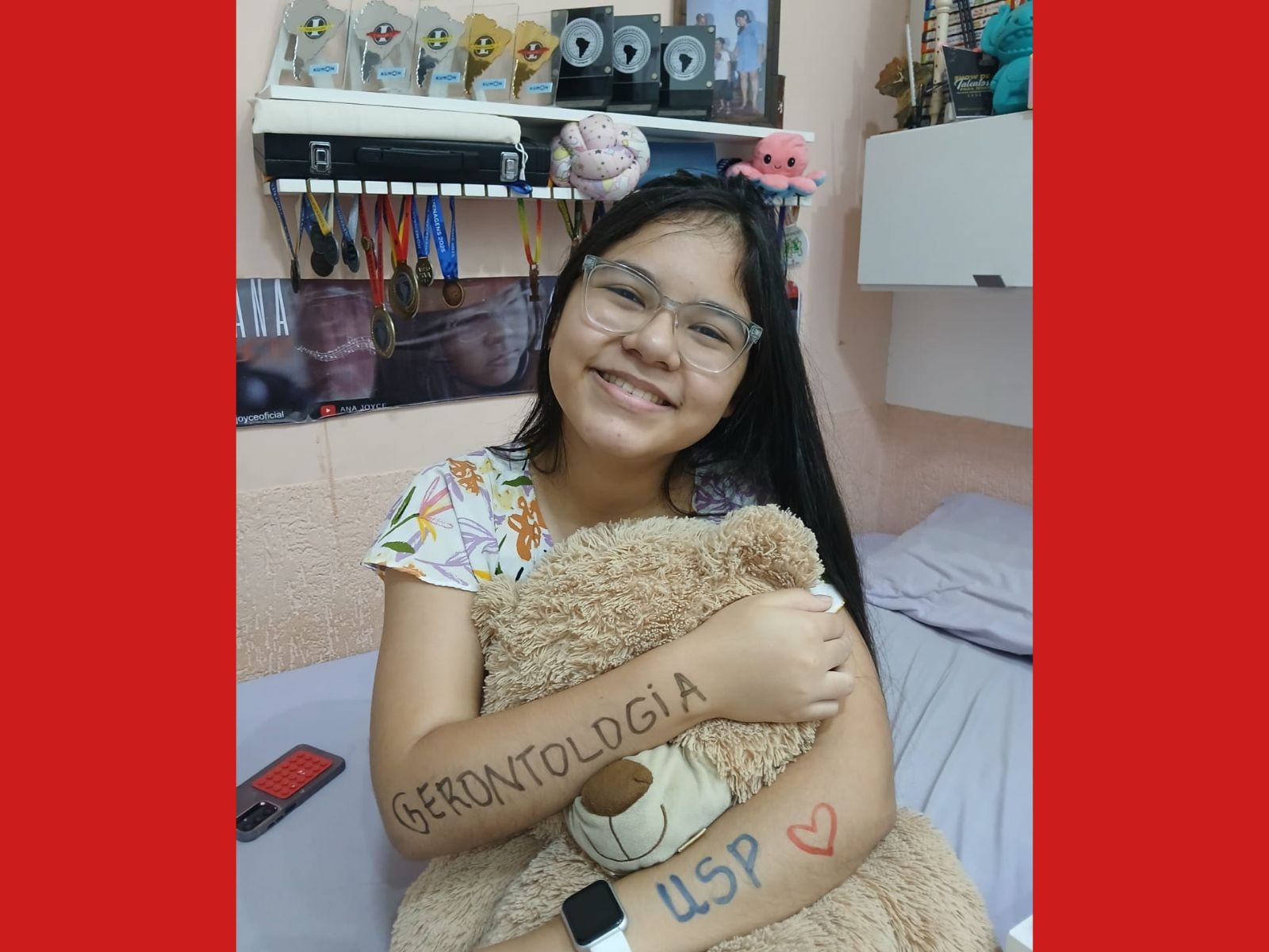 Acreana de 14 anos é aprovada na USP e já soma mais de 20 cursos que foi selecionada: 'Quero medicina'