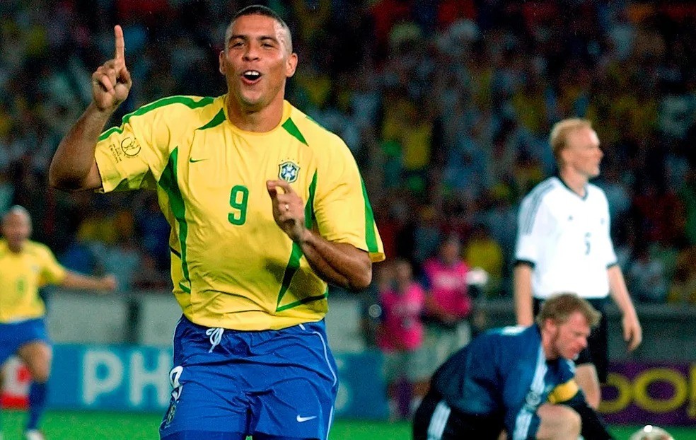 Ronaldo final Copa 2002 — Foto: Agência AP
