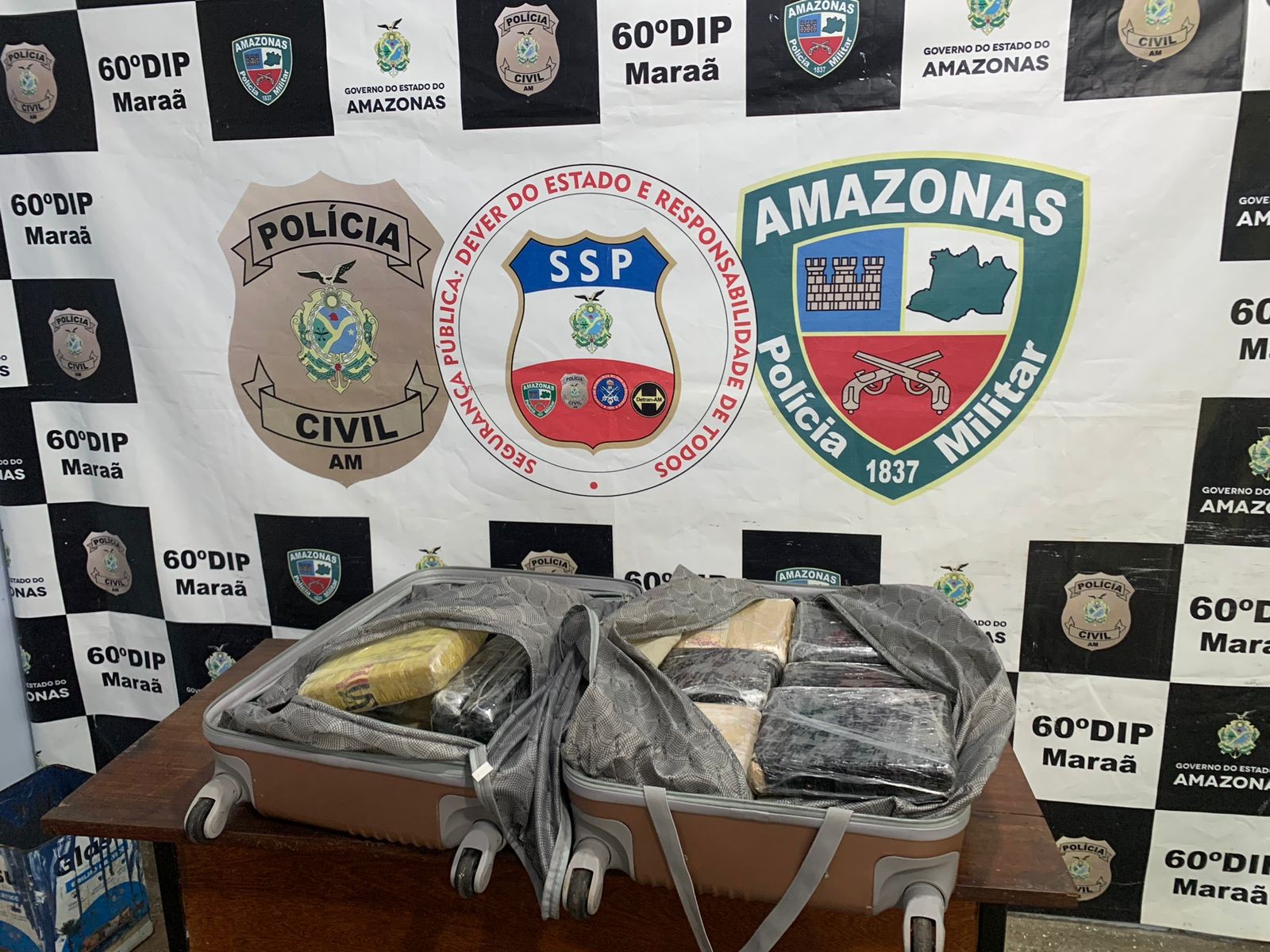 Mais de 20 kg de drogas são apreendidas no porto de Maraã, interior do AM