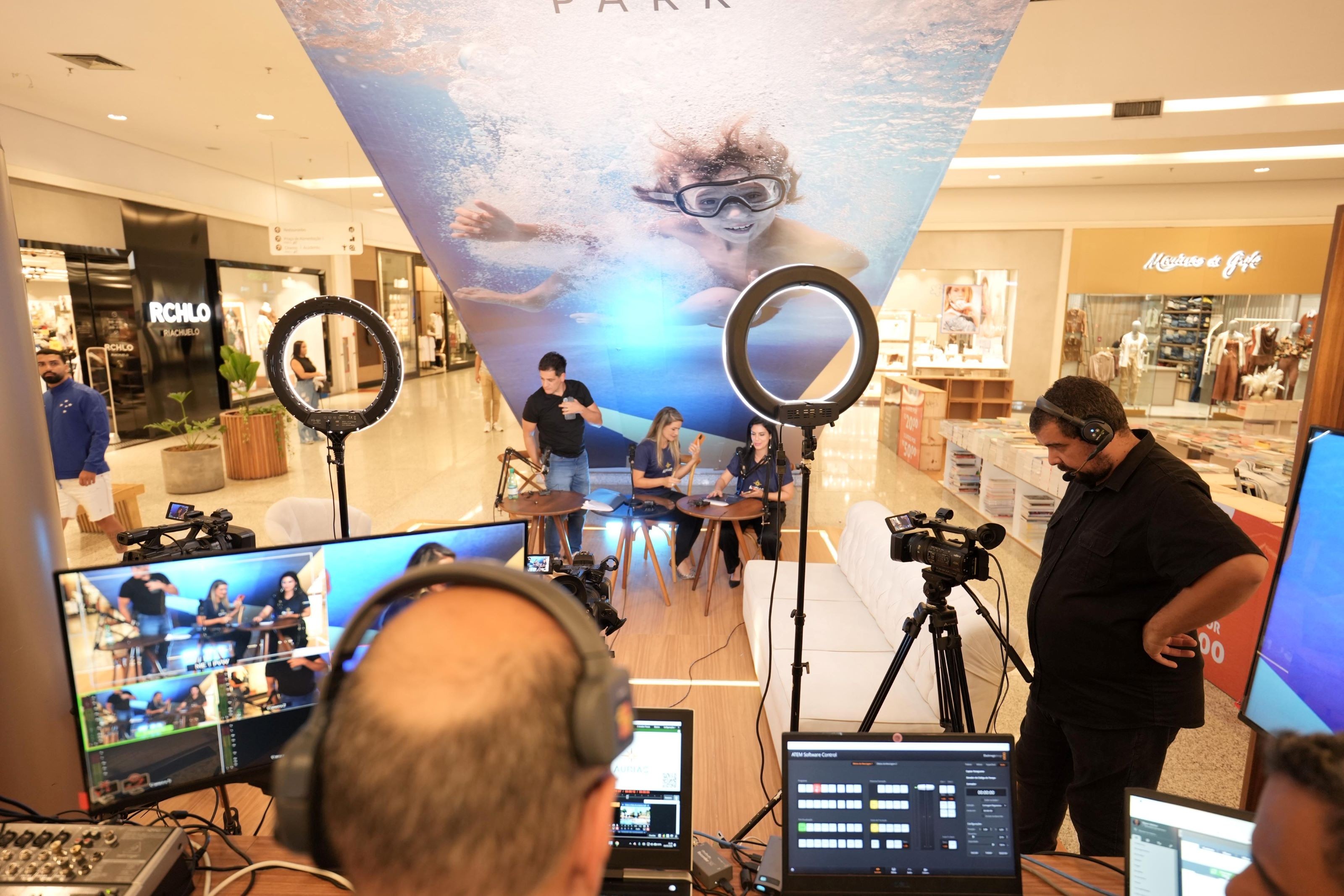 Live de vendas de novo parque aquático movimenta economia