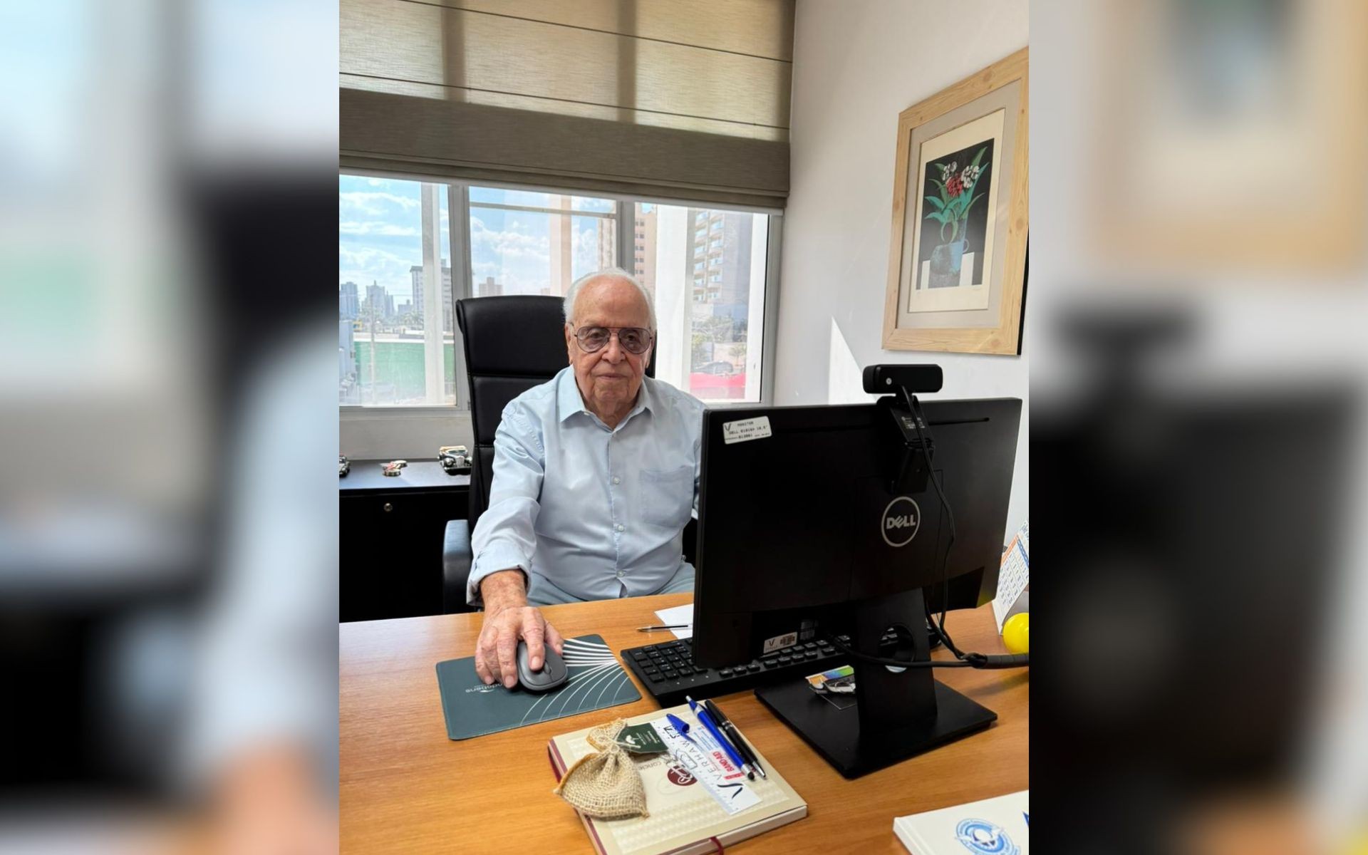 Funcionário número 1 que completou 76 anos de carreira em empresa no interior de SP trabalha duas vezes por semana: 'Tratado como família'