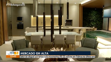 Aluguel por temporada movimentou R$ 25 milhões em Palmas