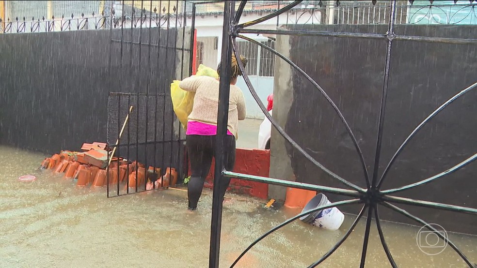 Mais de 50 cidades da Bahia estão sob alerta de temporais — Foto: Reprodução/TV Globo