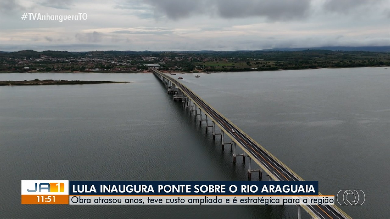 Lula inaugura ponte entre TO e PA que custou mais de R$ 230 milhões