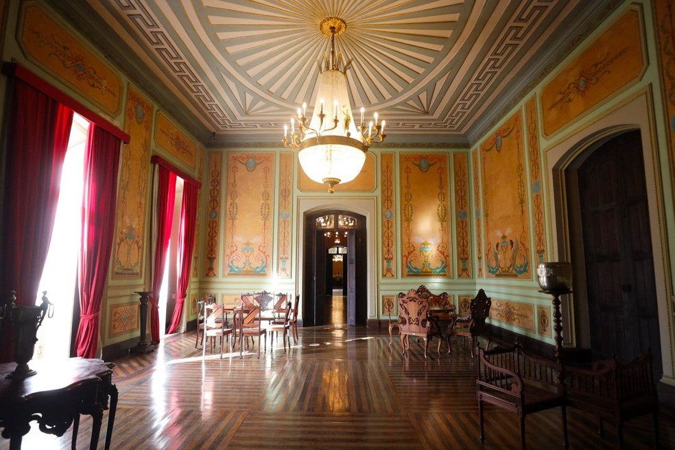 Interior do Palácio Lauro Sodré, atual Museu do Estado do Pará. — Foto: Bruno Cecim/Agência Pará