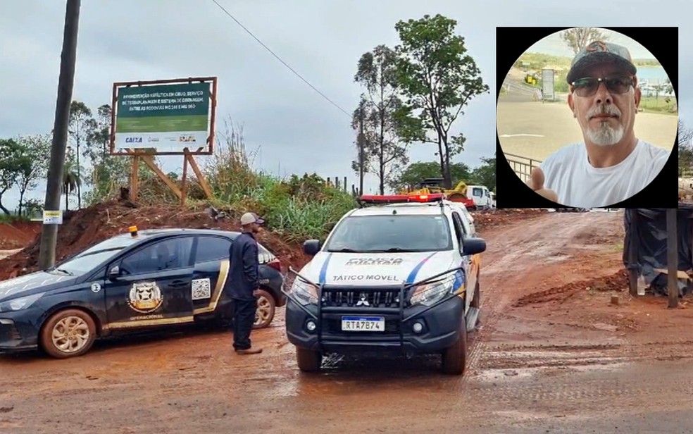 Vigilante noturno é encontrado morto com marcas de tiros em estrada às margens da MG-050, em Passos — Foto: Hélder Almeida