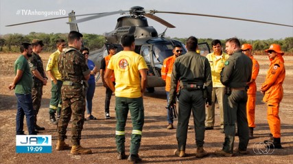 Helicóptero Pantera-K2 segue de Palmas para Ilha do Bananal para combater queimadas